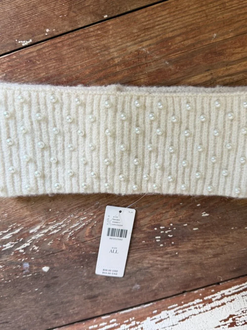 NWT Anthropologie  Maeve Pearl Embellished Headband